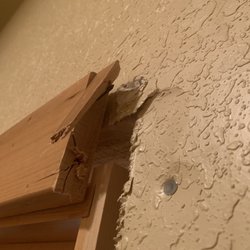 American Water Damage of DFW - Broken custom installed woodwork