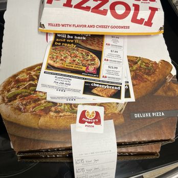 Marco's Pizza - Coupons with orders - Pizza Near Me - Plantation, Florida Marco's Pizza - Coupons with orders - Pizza Near Me - Plantation, Florida
