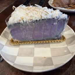 Ube cheesecake