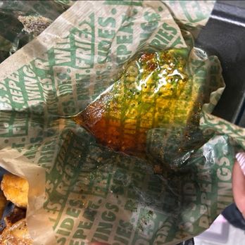 Wingstop - Greasy ass chicken wtf didn't ask for this yall don't know how to drain wings - Chicken Wings Near Me - Beaumont, Texas