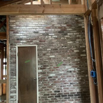Nick Lambdin Masonry - Extension of an 1969 interior brick wall - fully cured! Perfect match! - Masonry/Concrete Near Me Nick Lambdin Masonry - Extension of an 1969 interior brick wall - fully cured! Perfect match! - Masonry/Concrete Near Me