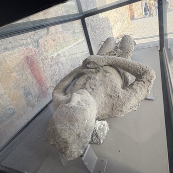 Pompeii Ruins - Plasters of the deceased. Only one is real I believe that is not bright white - Landmarks & Historical Buildings Near Me - Pompei, NA