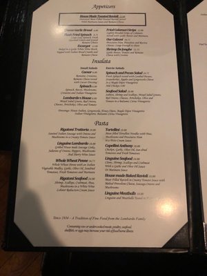Menu photo 4 Lombardo's Trattoria Saint Louis, MO