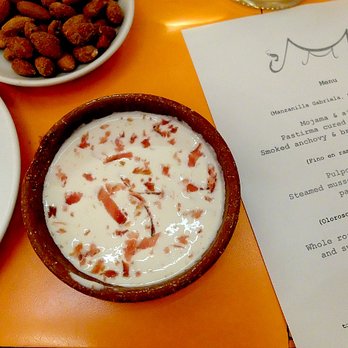 Morito - mojama and ajo blanco - Tapas/Small Plates Near Me - London, XGL