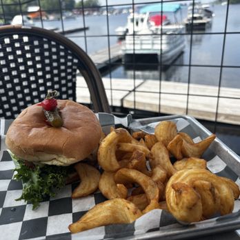 Dockside Inn & Tavern - Burger & curly fries cooked to perfection - American Near Me - Greenville, Maine Dockside Inn & Tavern - Burger & curly fries cooked to perfection - American Near Me - Greenville, Maine