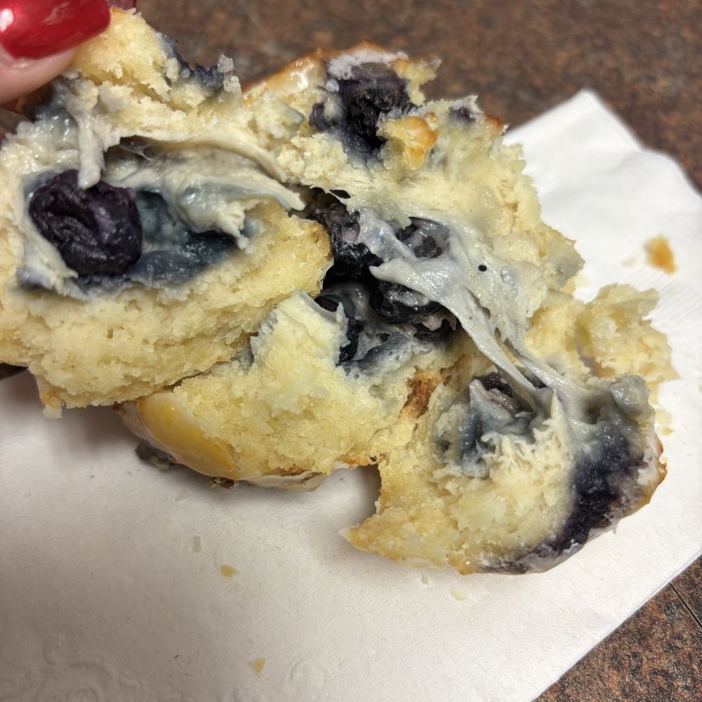 Blueberry scone undercooked Blueberry scone undercooked