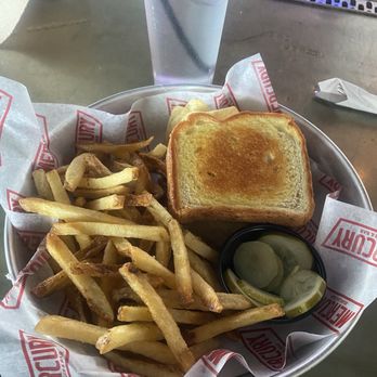 Mercury Burger Bar - Fried bologna sandwich with fries - Burgers Near Me - Detroit, Michigan Mercury Burger Bar - Fried bologna sandwich with fries - Burgers Near Me - Detroit, Michigan