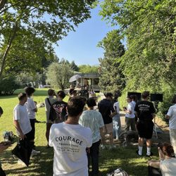 Courage Production - Film And Photo Production Milan Italy - Bts photo shooting on Lake Garda in Italy (film production)