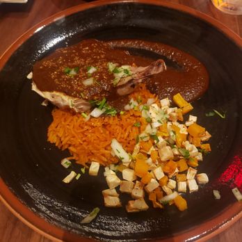 Tierra y Mar - Chicken mole poblano fantastic - Mexican Near Me - Valley Center, California Tierra y Mar - Chicken mole poblano fantastic - Mexican Near Me - Valley Center, California