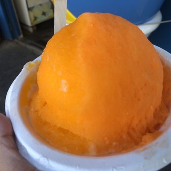 Waiola Shave Ice - Waiola Shave Ice - Orange & Creamsicle (Orange Cream) w/Ice Cream & Mochi - Ice Cream & Frozen Yogurt Near Me - Honolulu, Hawaii