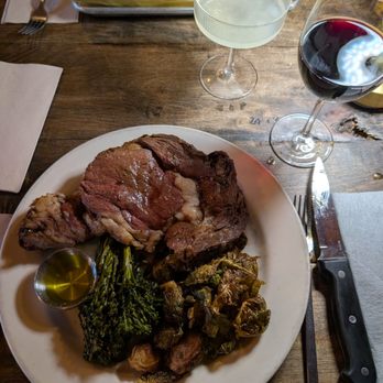 National Public House - Prime rib with keto sides (broccolini and Brussels) - American Near Me - Leechburg, Pennsylvania National Public House - Prime rib with keto sides (broccolini and Brussels) - American Near Me - Leechburg, Pennsylvania