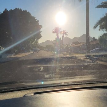 Southern Shine Auto Spa - Streaky and pretty dirty windshield with dashboard cleaner overspray - Auto Detailing Near Me - Monterey, Tennessee Southern Shine Auto Spa - Streaky and pretty dirty windshield with dashboard cleaner overspray - Auto Detailing Near Me - Monterey, Tennessee