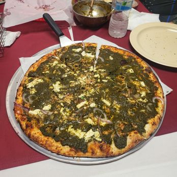 Bombay Curry & Pizzeria - Saag pizza - Pizza Near Me - Gardena, California Bombay Curry & Pizzeria - Saag pizza - Pizza Near Me - Gardena, California