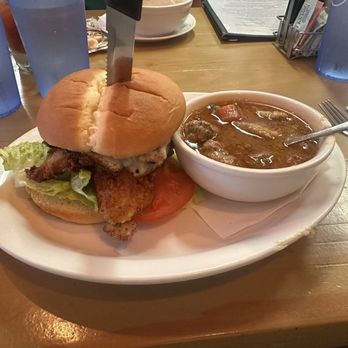Mari's Kitchen - Pork Schnitzel w/bacon, meatball soup - Breakfast & Brunch Near Me - Florence, Oregon