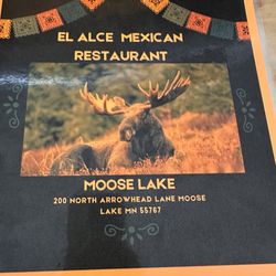 Front of menu