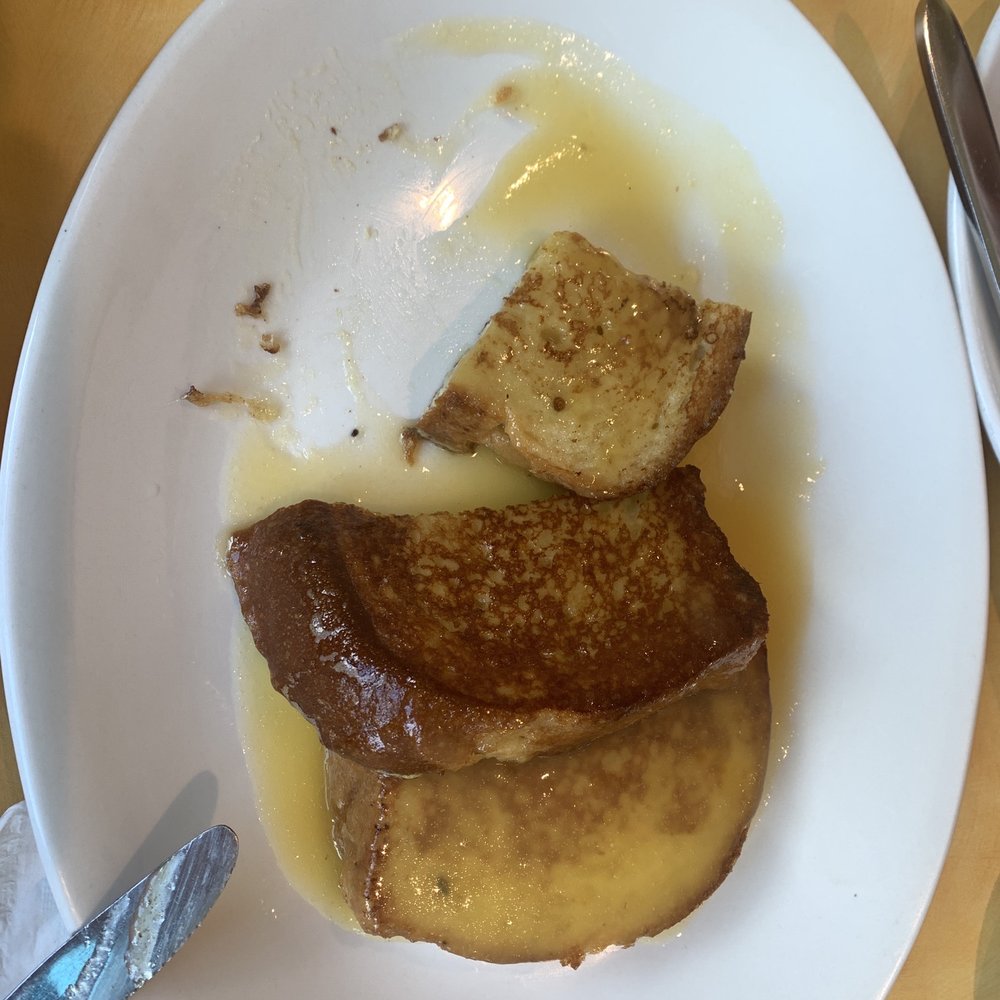 Half Day Cafe - Mango butter rum French toast. - Breakfast & Brunch Near Me - Mason, Ohio Half Day Cafe - Mango butter rum French toast. - Breakfast & Brunch Near Me - Mason, Ohio