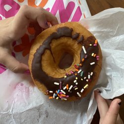 Dunkin' - Made after all the toppings had been used up and someone realized there was one more donut left to decorate
