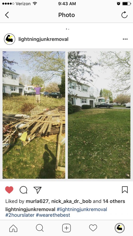 LIGHTNING JUNK REMOVAL Updated April 2024 Long Island, New York