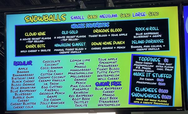 Menu photo 2 The Cup & Cone Surfside Beach, SC Menu photo 2 The Cup & Cone Surfside Beach, SC