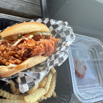 Corner 14 - Spicy Chicken Sandwich - Beer, Wine & Spirits Near Me - Oregon City, Oregon Corner 14 - Spicy Chicken Sandwich - Beer, Wine & Spirits Near Me - Oregon City, Oregon