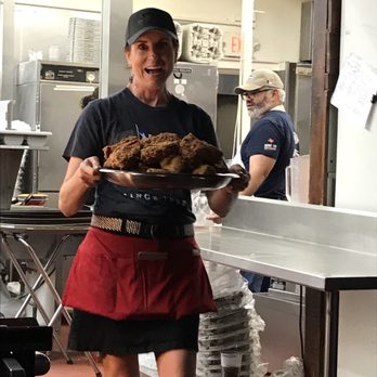 Babe's Chicken Dinner House - Out comes our platter of perfectly fried chicken. - Chicken Shop Near Me - Roanoke, Texas