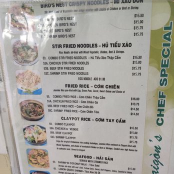 Saigon Express - Menu 6 of 6 as of 3/23/2023 - Vietnamese Near Me - Berkeley, California