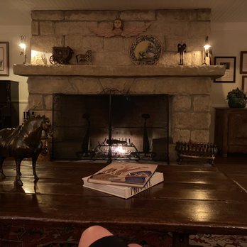 San Ysidro Ranch - The fireplace that captured our hearts. - Hotels Near Me - Montecito, California