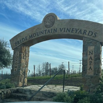 Pride Mountain Vineyards - The divided counties - Wineries Near Me - St. Helena, California