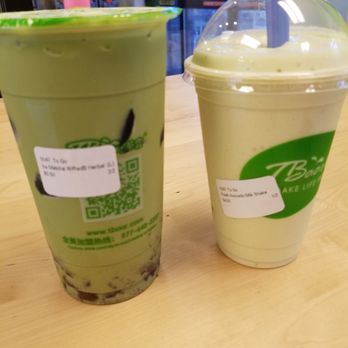 Tbaar Philadelphia - Right: Avocado Smoothie Left: Matcha Green tea with Red Bean and Grass Jelly - Bubble Tea Near Me - Philadelphia, Pennsylvania Tbaar Philadelphia - Right: Avocado Smoothie Left: Matcha Green tea with Red Bean and Grass Jelly - Bubble Tea Near Me - Philadelphia, Pennsylvania