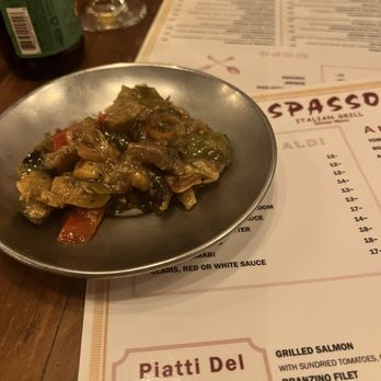 Spasso Italian Grill - Pre dinner eggplant with Italian bread - Italian Near Me - Philadelphia, Pennsylvania Spasso Italian Grill - Pre dinner eggplant with Italian bread - Italian Near Me - Philadelphia, Pennsylvania