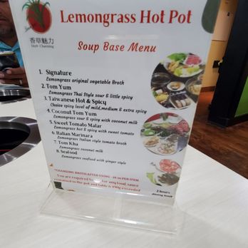 Lemongrass Hot Pot - Menu for broths - Hot Pot Near Me - Oklahoma City, Oklahoma Lemongrass Hot Pot - Menu for broths - Hot Pot Near Me - Oklahoma City, Oklahoma