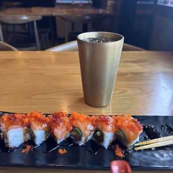Kikyo Sushi Sake Bar - Salmon Super Philly - Sushi Bars Near Me - Bellflower, California
