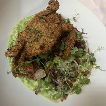 The Ebbitt Room - Soft-shell Crab over Risotto - American Near Me - Cape May, New Jersey