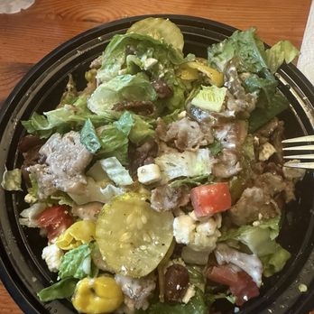 Giorgio's Pizza & Subs - Greek salad with Lamb Gyro - Gyro - Pizza Near Me - Exton, Pennsylvania Giorgio's Pizza & Subs - Greek salad with Lamb Gyro - Gyro - Pizza Near Me - Exton, Pennsylvania