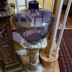 Antiques & Collectibles Boutique - Marble pedestal and vase