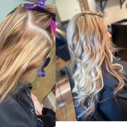Rae of Color Salon - 18 inch machine tied weft extensions
