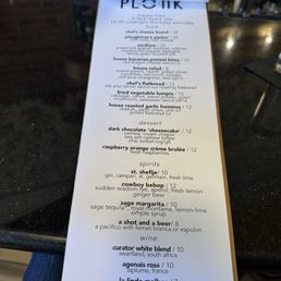 Happy hour menu Happy hour menu