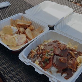 Kihei Caffe - Eggs Benedict and Loco Moco with Spam - Hawaiian Near Me - Kihei, Hawaii Kihei Caffe - Eggs Benedict and Loco Moco with Spam - Hawaiian Near Me - Kihei, Hawaii