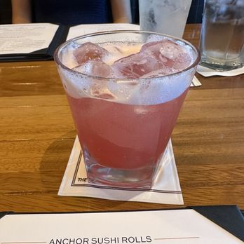 Anchor Sushi Bar - Hibiscus Margarita - New American Near Me - Dallas, Texas