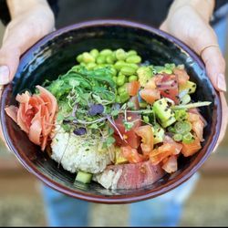 Pono Hawaiian Grill - Avo Tomato poke bowl for da win!