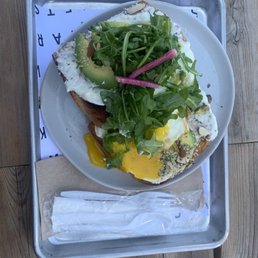 Avocado Toast - not nearly enough avocado in proportion to the massive amount of bread Avocado Toast - not nearly enough avocado in proportion to the massive amount of bread