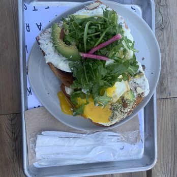 Mercantile Café - Avocado Toast - not nearly enough avocado in proportion to the massive amount of bread - Cafes Near Me - Albuquerque, New Mexico Mercantile Café - Avocado Toast - not nearly enough avocado in proportion to the massive amount of bread - Cafes Near Me - Albuquerque, New Mexico