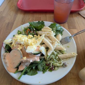 Soup 'n Fresh - Make your own salad, Asian Wonton Chicken salad, broccoli slaw, and tuna tarragon. - Salad Near Me - Rancho Cucamonga, California Soup 'n Fresh - Make your own salad, Asian Wonton Chicken salad, broccoli slaw, and tuna tarragon. - Salad Near Me - Rancho Cucamonga, California