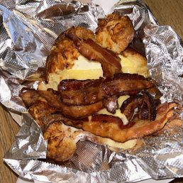Popover Egg, Cheese, Bacon Sandwich Popover Egg, Cheese, Bacon Sandwich