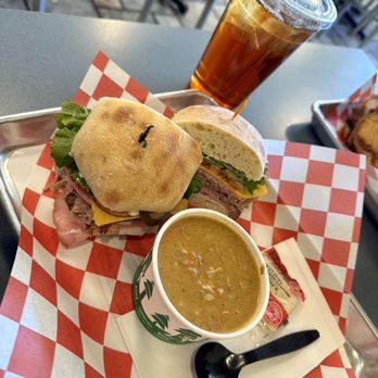 Jitters Lunchbox - Dagwood Stack Sandwich & tortilla soup - Sandwiches Near Me - Flagstaff, Arizona