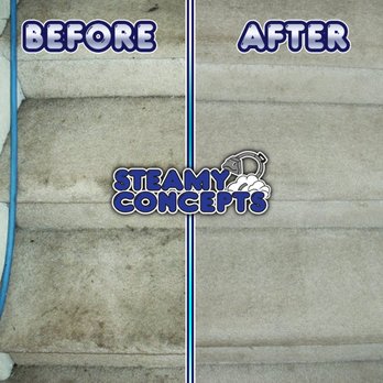 Steamy Concepts - Phoenix - Dirty Stairs Phoenix Carpet Cleaning Before and After - Carpet Cleaning Near Me - Tempe, Arizona