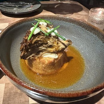 IDOL WOLF - "Chorizo" roasted Hen of the Woods - Tapas/Small Plates Near Me - Saint Louis, Missouri