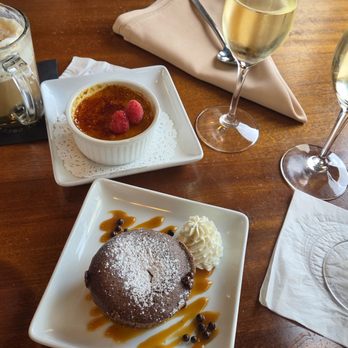 Napa Valley Wine Train - The creme brulee was actually amazing. The lava cake was alright - Restaurants Near Me - Napa, California Napa Valley Wine Train - The creme brulee was actually amazing. The lava cake was alright - Restaurants Near Me - Napa, California