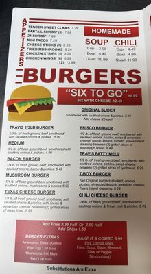 Menu photo 2 Travis Restaurant Clinton Township, MI