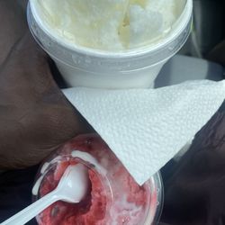 Snow Daze - Strawberry Shortcake & Pina Colada Cone